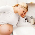 Pregnant woman feels unwell