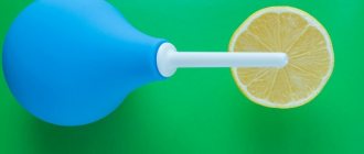 Lemon enema for colon cleansing