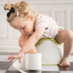 Baby on the potty