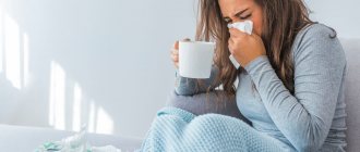 Причиной возникновения запора могут быть простудные заболевания.
