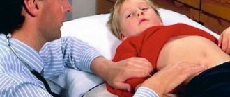 Child being examined by a doctor