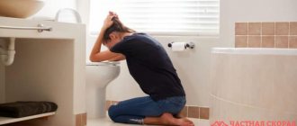 Vomiting bile after alcohol: how to act?