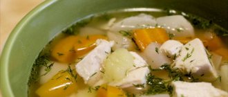 суп с курятиной и овощами при панкреатите