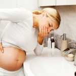 Nausea in a pregnant woman